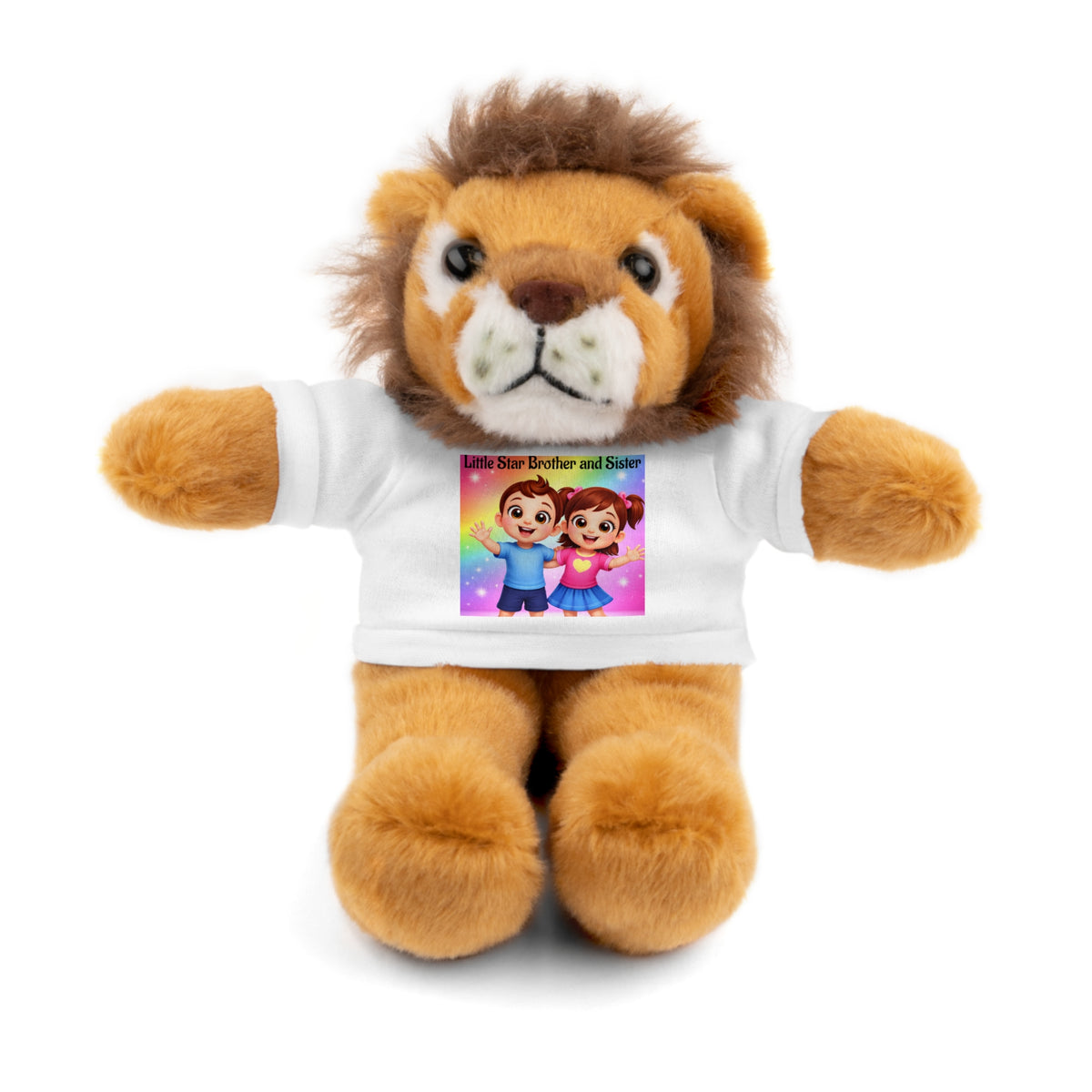 Sibling Love Teddy Bear with 'Brother and Sister' Tee