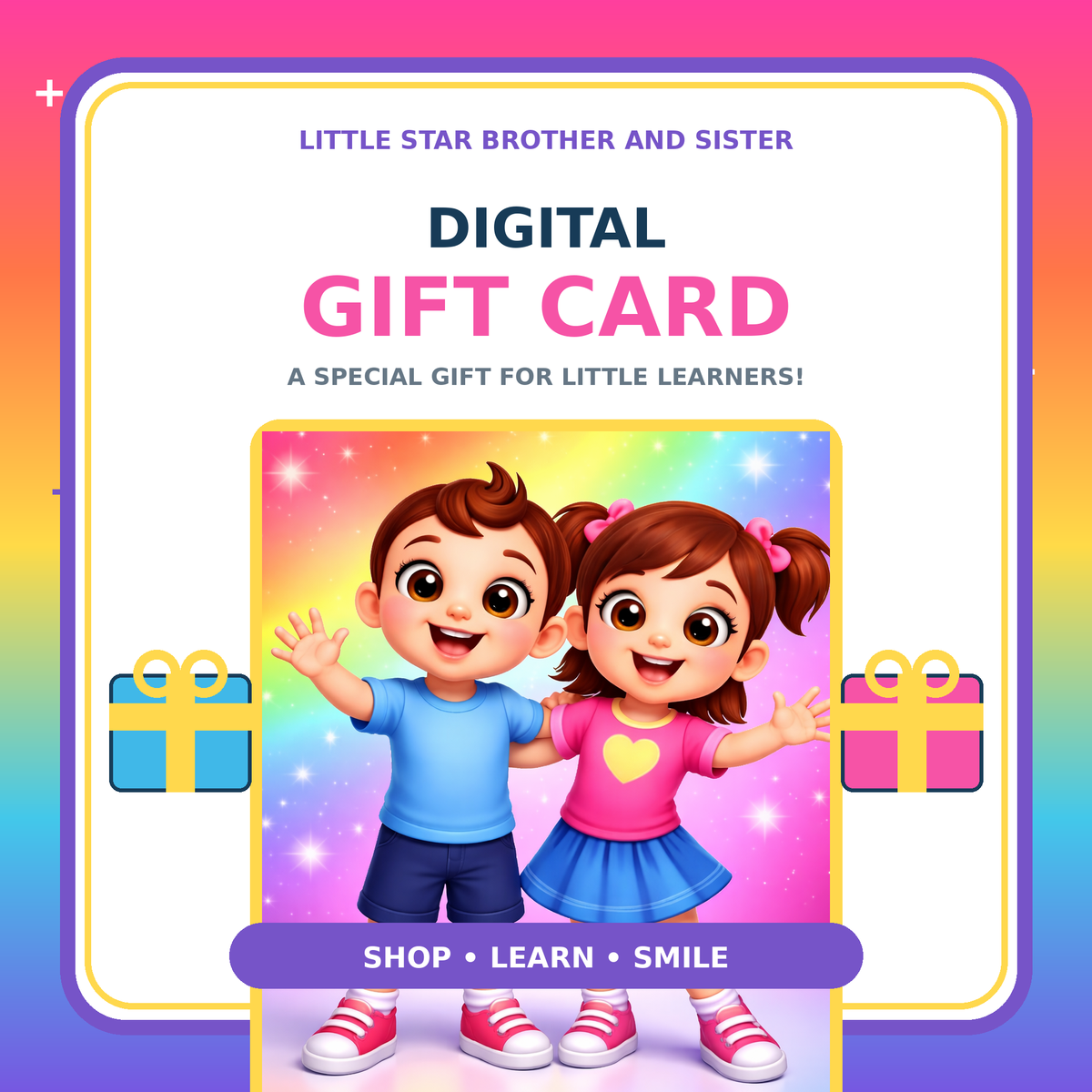 Little Star Brother and Sister Digital Gift Card
