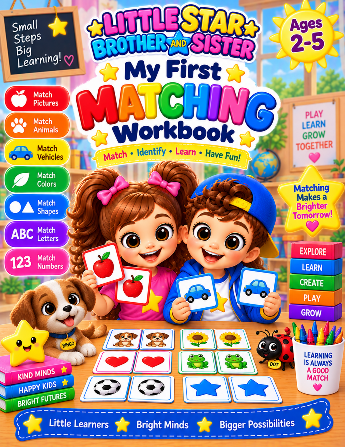 My First Matching Workbook for Kids Ages 2–5 | Fun Preschool Matching Activities