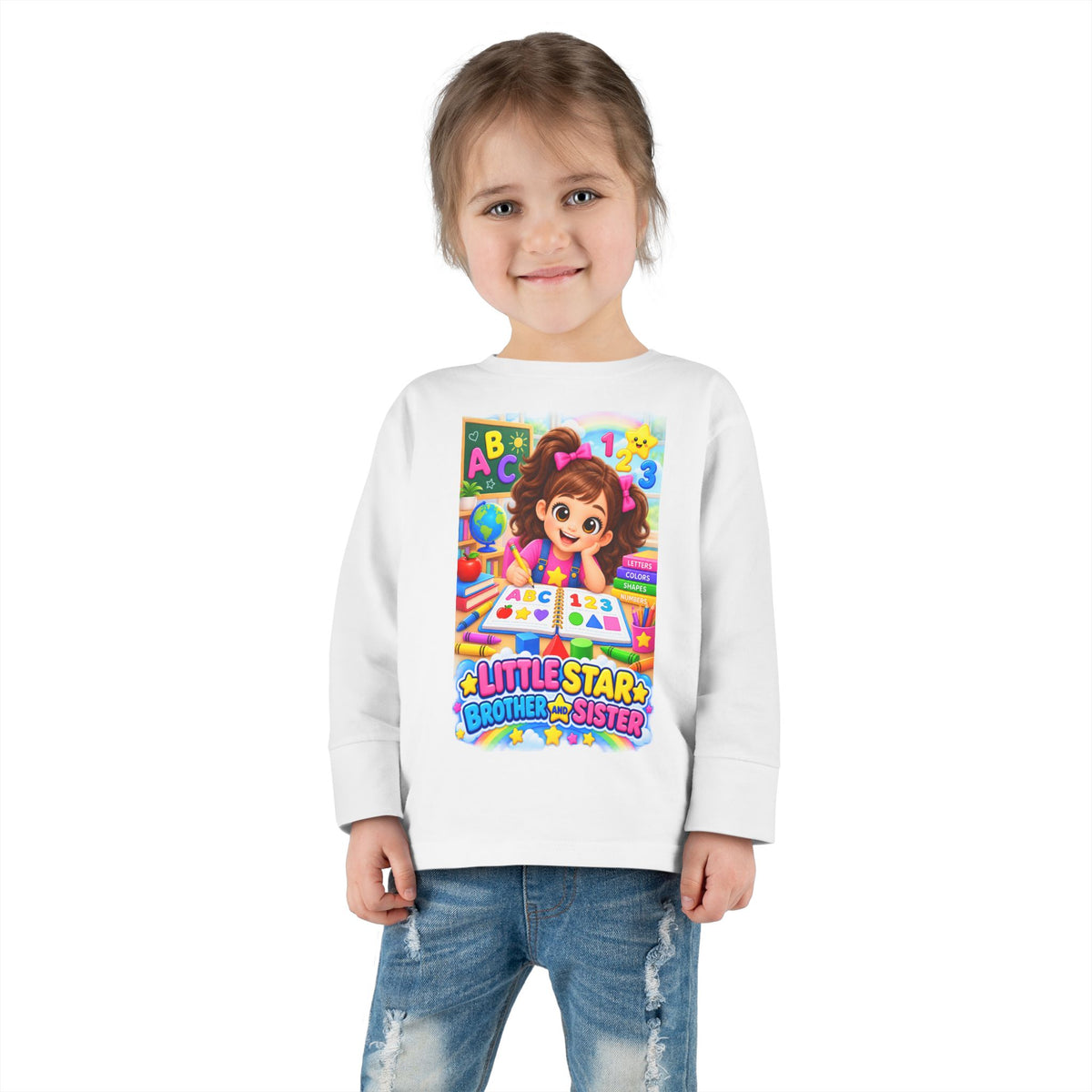 Toddler Tee — 'Little Star Brother & Sister' Cute Classroom Graphic