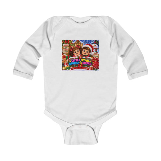 Christmas Doll Family Infant Bodysuit – "Little Star" Holiday Baby Onesie