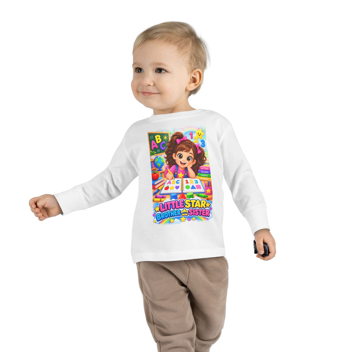 Toddler Tee — 'Little Star Brother & Sister' Cute Classroom Graphic