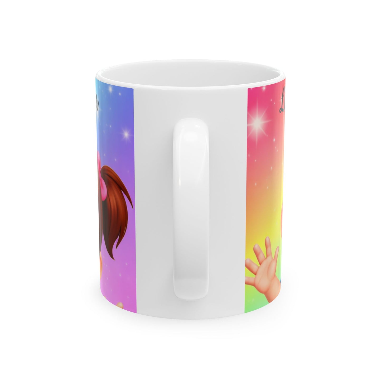 Brother and Sister Ceramic Mug — Cute Sibling Kids Coffee Cup, 'Star Brother and Sister' Gift (11oz/15oz)