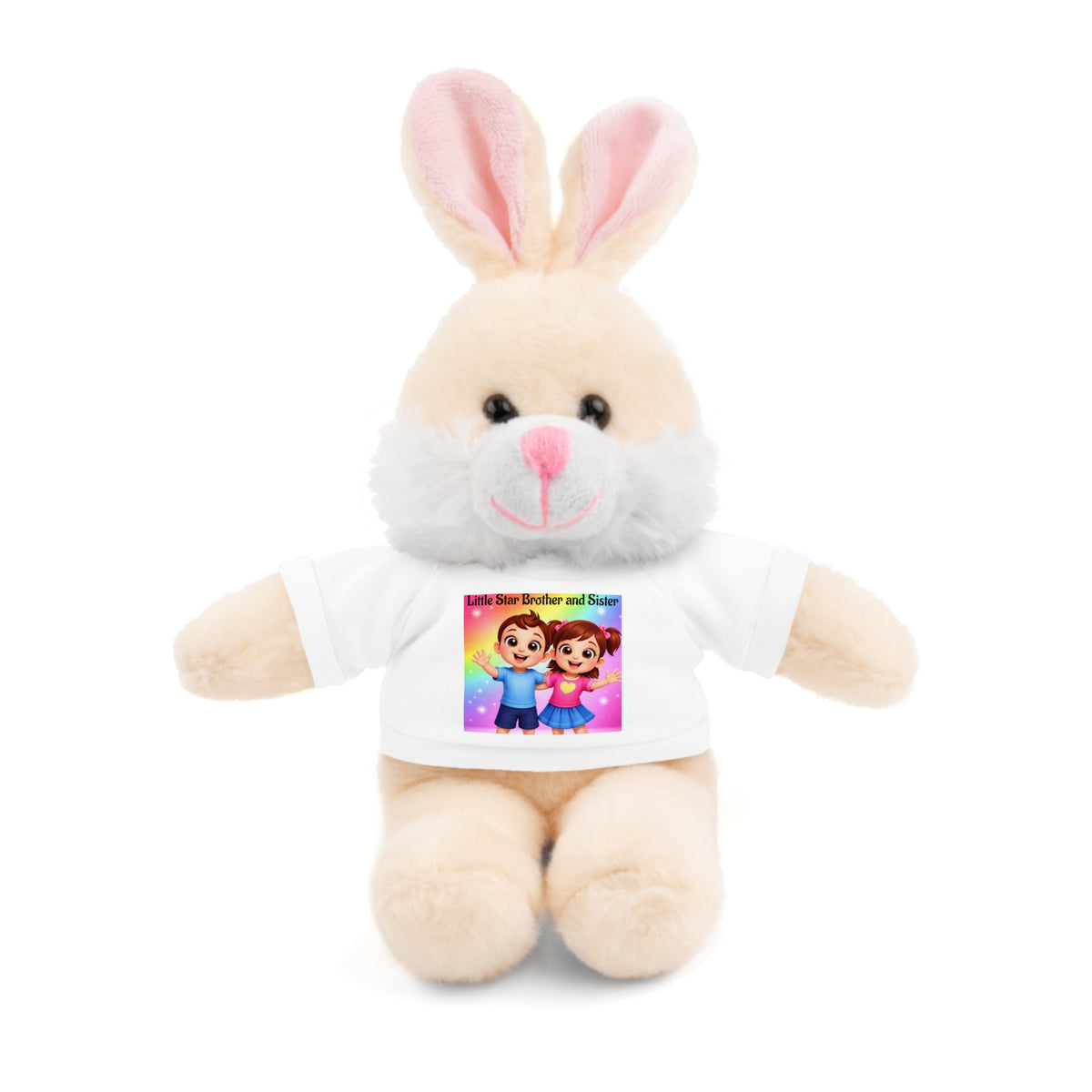 Sibling Love Teddy Bear with 'Brother and Sister' Tee