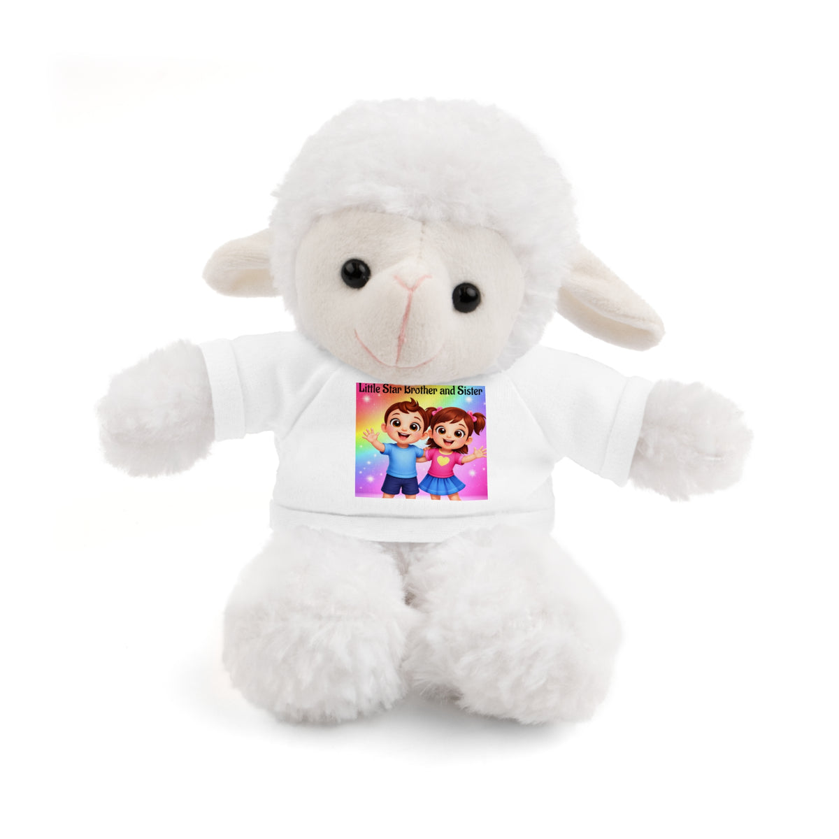 Sibling Love Teddy Bear with 'Brother and Sister' Tee